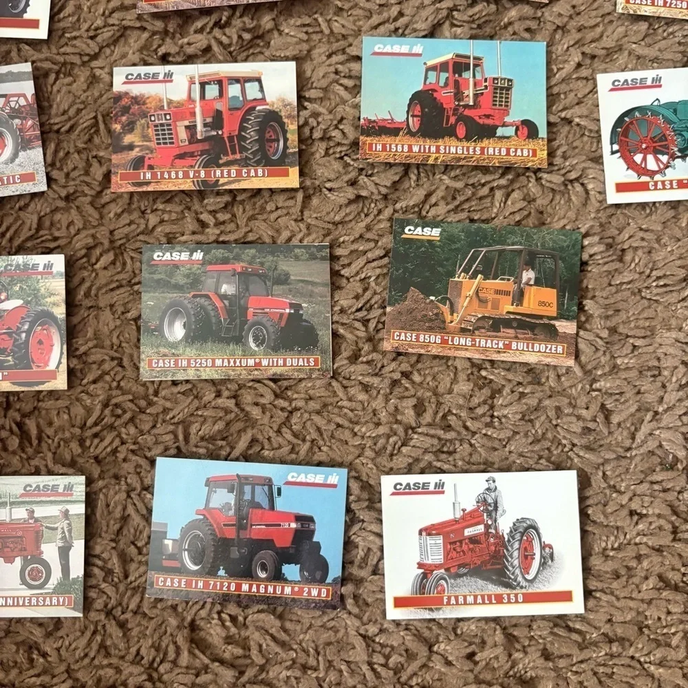 Ertl Harvest Heritage Trading Cards Case Corp Tractor Farming Agriculture